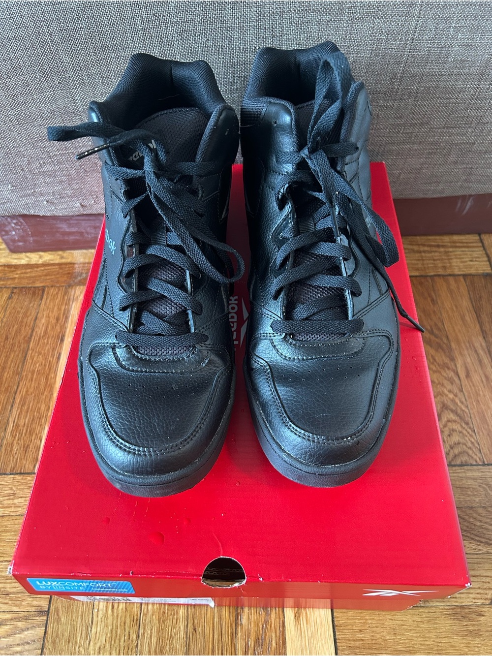 Reebok Royal BB4500 Hi2 Black High Top Sneakers Men’s Size 12 With Box